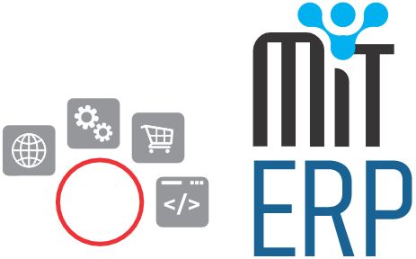 ERP Software Icon – Enterprise Resource Planning Solution by Miraclus Technologies